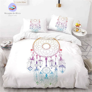 Housse de Couette Attrape Rêve Blanc